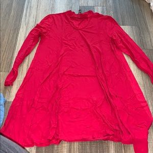 Red Long Sleeve dress